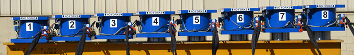 Picture of 4000 ton capacity load weighing system
